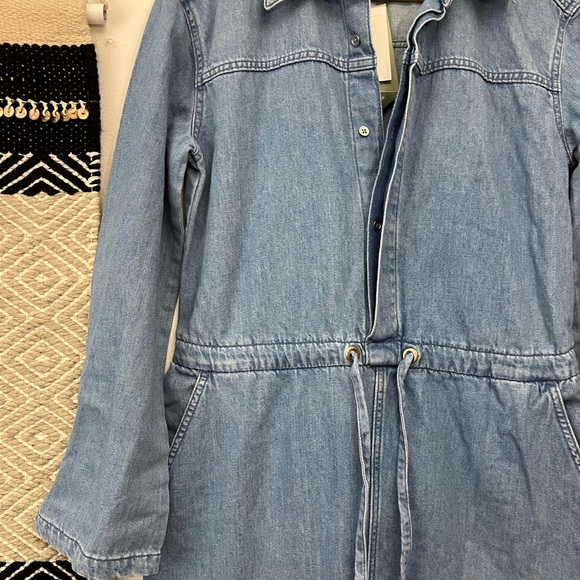 NWT H&M denim wide leg jumpsuit - Picture 4 of 9